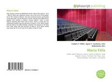 Capa do livro de María Félix 