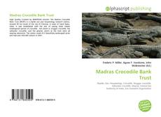 Borítókép a  Madras Crocodile Bank Trust - hoz