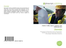 Capa do livro de Donnée 