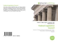 Capa do livro de Federal Legislative Council 