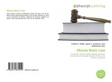 Capa do livro de Macau Basic Law 