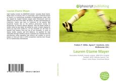 Capa do livro de Lauren Etame Mayer 