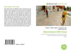 Bookcover of Morristown UFO hoax