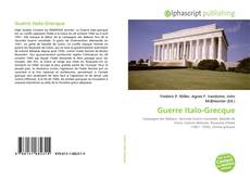 Capa do livro de Guerre Italo-Grecque 