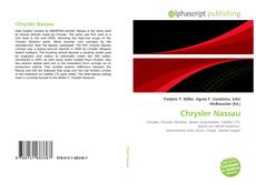 Bookcover of Chrysler Nassau