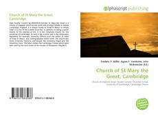 Bookcover of Church of St Mary the Great, Cambridge