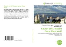 Bookcover of Church of St. Vincent Ferrer (New York)