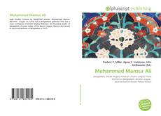 Capa do livro de Muhammad Mansur Ali 