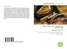 Capa do livro de Bain-marie 