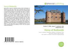 Capa do livro de Henry of Badewide 
