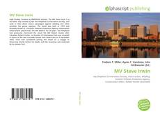Capa do livro de MV Steve Irwin 
