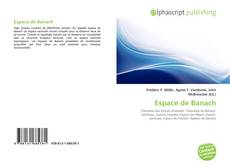 Bookcover of Espace de Banach