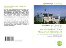 Обложка Joachim Wilhelm Franz Philipp von Holtzendorff