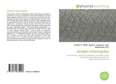 Bookcover of Jensen Interceptor