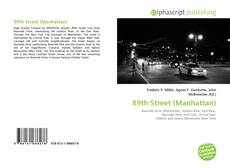 Borítókép a  89th Street (Manhattan) - hoz