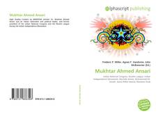 Bookcover of Mukhtar Ahmed Ansari