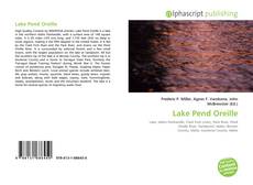 Borítókép a  Lake Pend Oreille - hoz