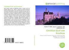Capa do livro de Christian Graf von Krockow 