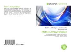 Borítókép a  Matrice Antisymétrique - hoz