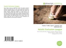 Borítókép a  Asiatic Exclusion League - hoz