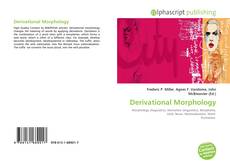 Buchcover von Derivational Morphology