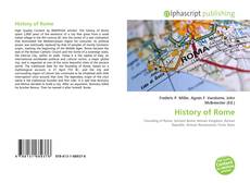 Borítókép a  History of Rome - hoz