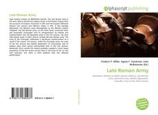 Borítókép a  Late Roman Army - hoz