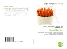 Borítókép a  Harold Loesch - hoz