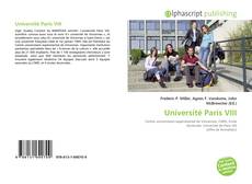 Portada del libro de Université Paris VIII