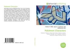 Buchcover von Pokémon Characters