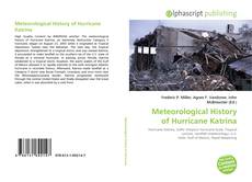 Portada del libro de Meteorological History of Hurricane Katrina