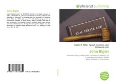 Portada del libro de John Bigler