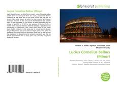 Borítókép a  Lucius Cornelius Balbus (Minor) - hoz