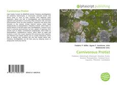 Borítókép a  Carnivorous Protist - hoz