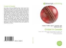 Borítókép a  Cricket in Canada - hoz