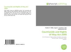 Countryside and Rights of Way Act 2000 kitap kapağı