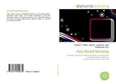 First Rudd Ministry kitap kapağı