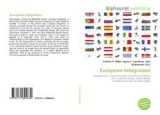 European Integration kitap kapağı