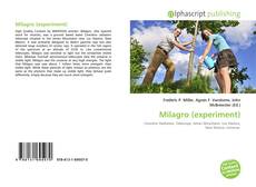 Borítókép a  Milagro (experiment) - hoz