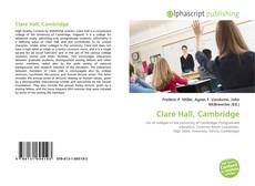 Buchcover von Clare Hall, Cambridge