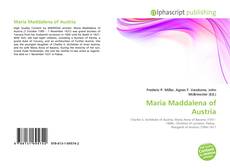 Borítókép a  Maria Maddalena of Austria - hoz