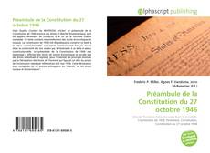Borítókép a  Préambule de la Constitution du 27 octobre 1946 - hoz