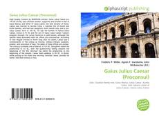 Buchcover von Gaius Julius Caesar (Proconsul)