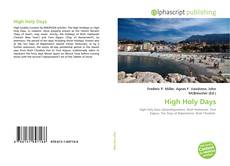 Capa do livro de High Holy Days 