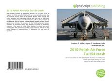 Capa do livro de 2010 Polish Air Force Tu-154 crash 