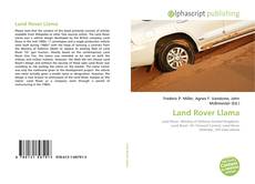Capa do livro de Land Rover Llama 