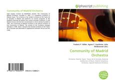 Buchcover von Community of Madrid Orchestra
