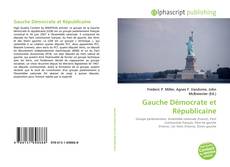 Borítókép a  Gauche Démocrate et Républicaine - hoz