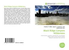 Black Ridge Canyons Wilderness kitap kapağı