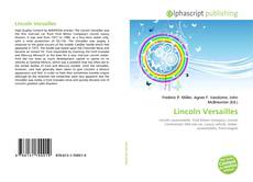 Lincoln Versailles kitap kapağı